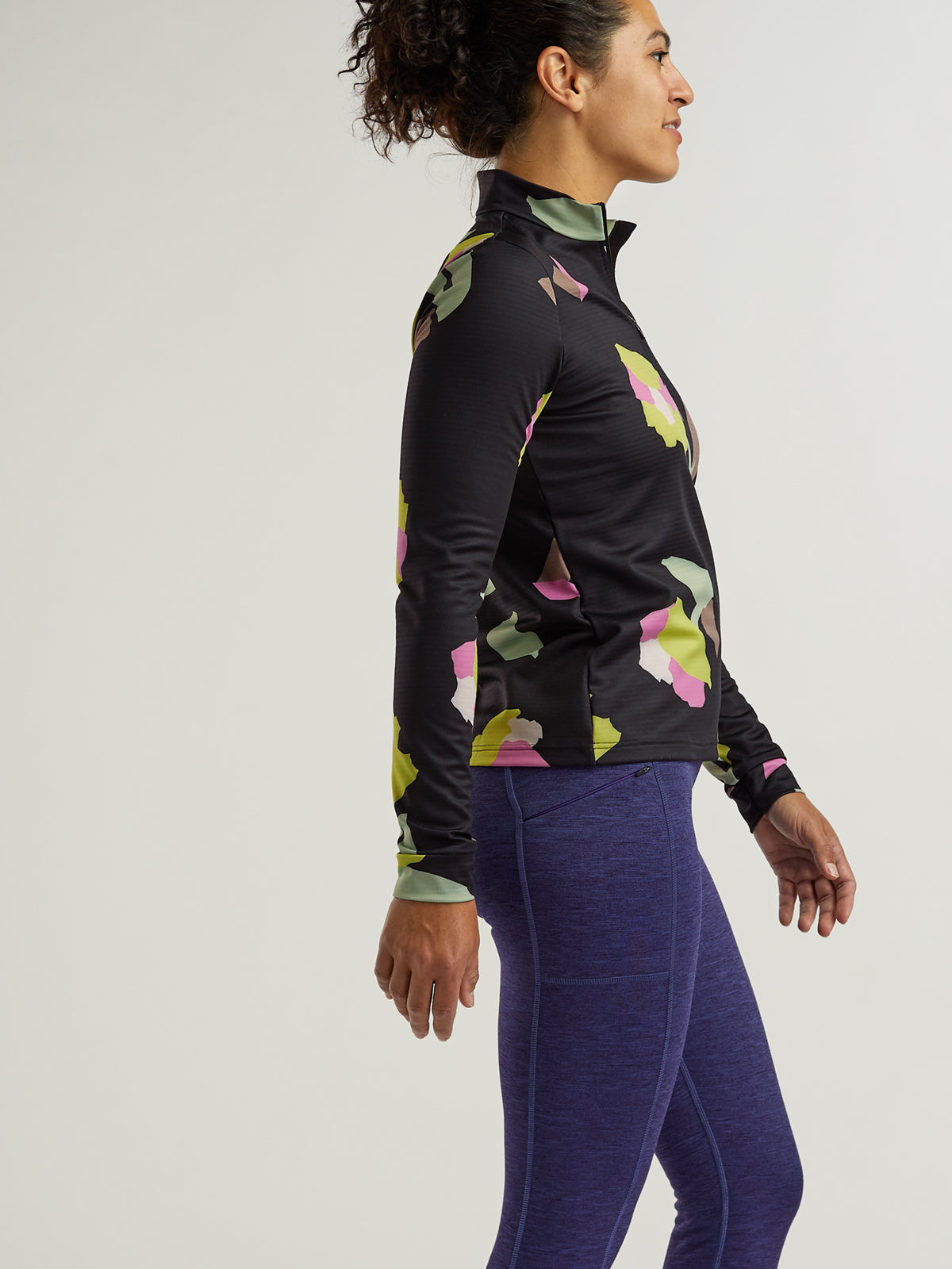 Unicorn 1/4 Zip Long Sleeve Top