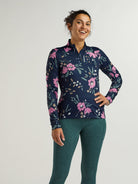 Unicorn 1/4 Zip Long Sleeve Top
