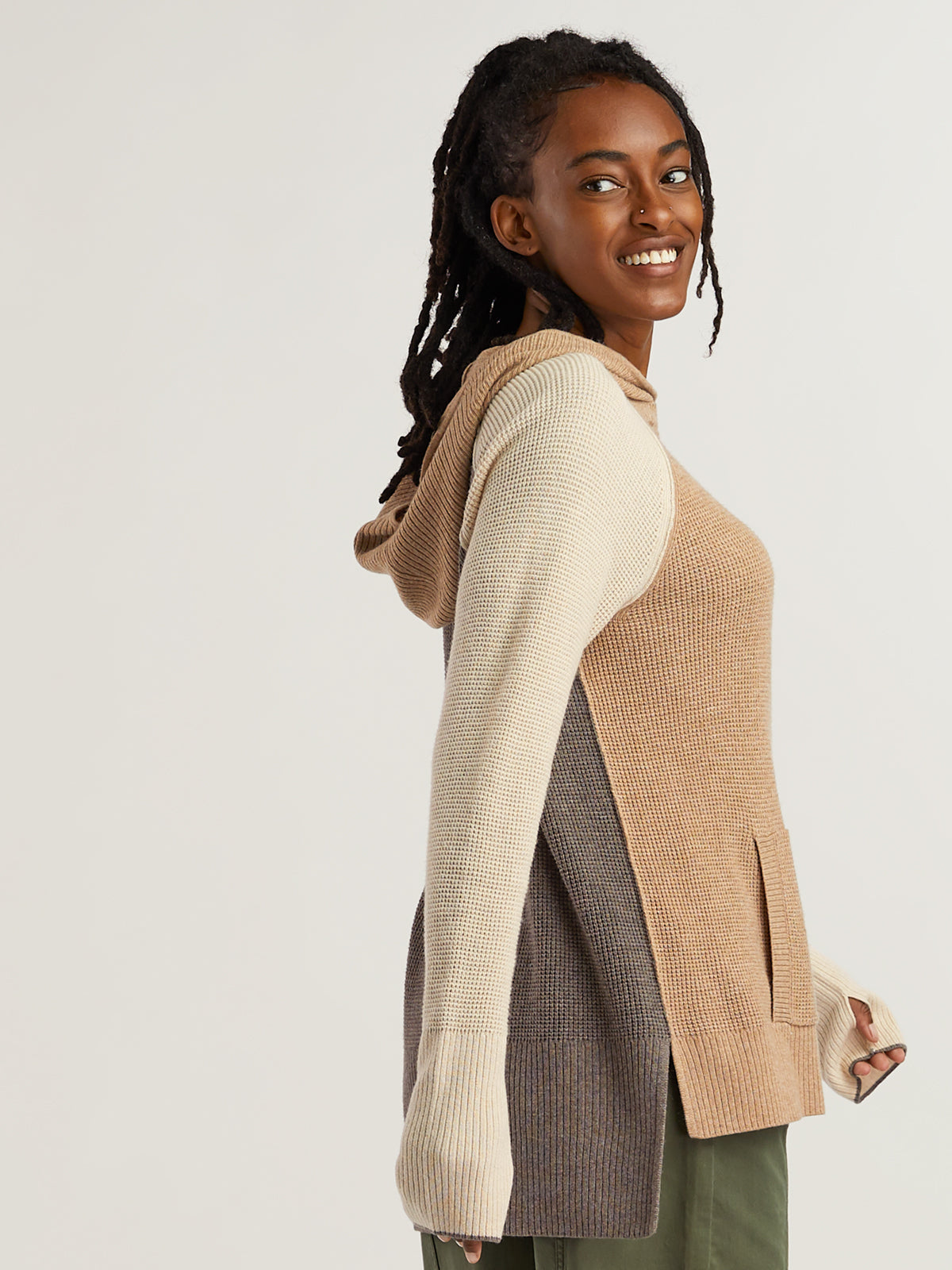 Saltbox Waffle Tunic Sweater