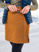 Bun Warmer Quilted Side Zip Midi Skirt all-groups