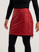 Bun Warmer Quilted Side Zip Midi Skirt