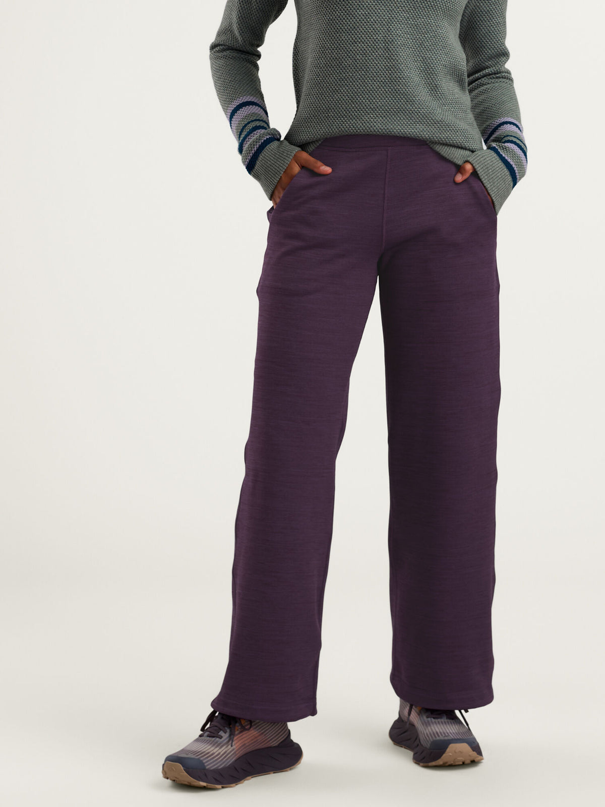 Crash Fleece Lined Wide Leg Pants