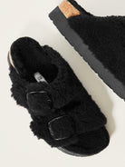 Arizona Platform Shearling Sandals