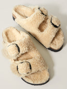 Arizona Platform Shearling Sandals