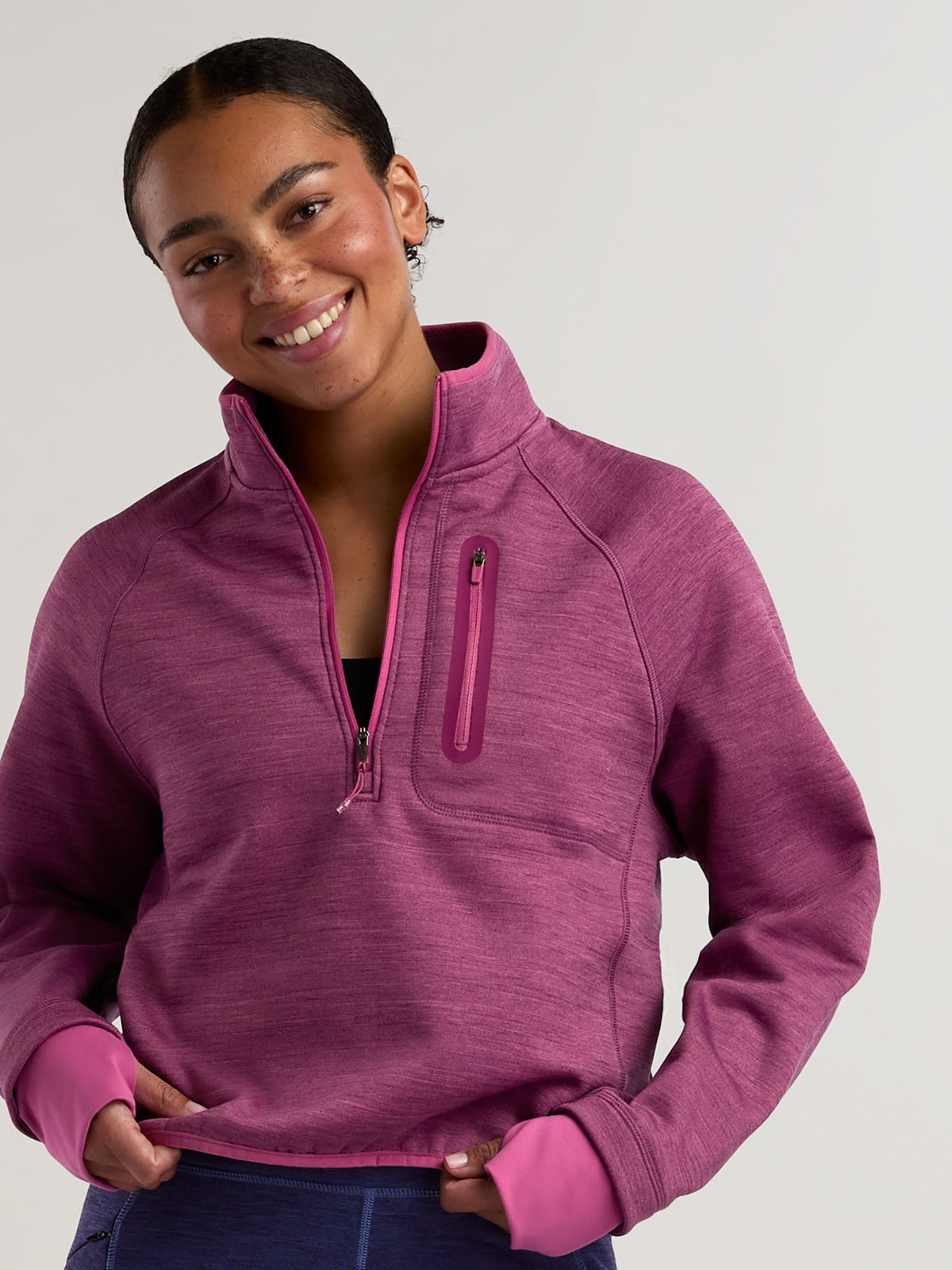 Crash 1/2 Zip Fleece Sweatshirt