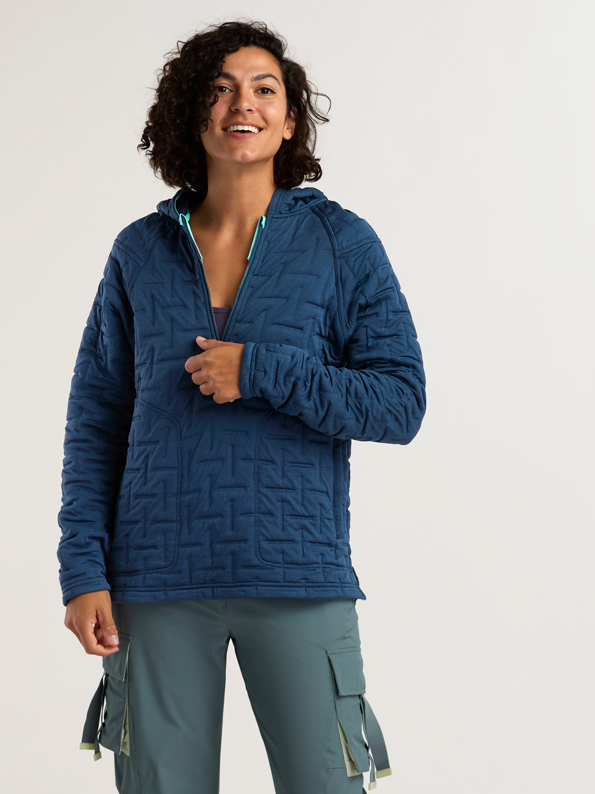Outta Range Quilted Hoodie