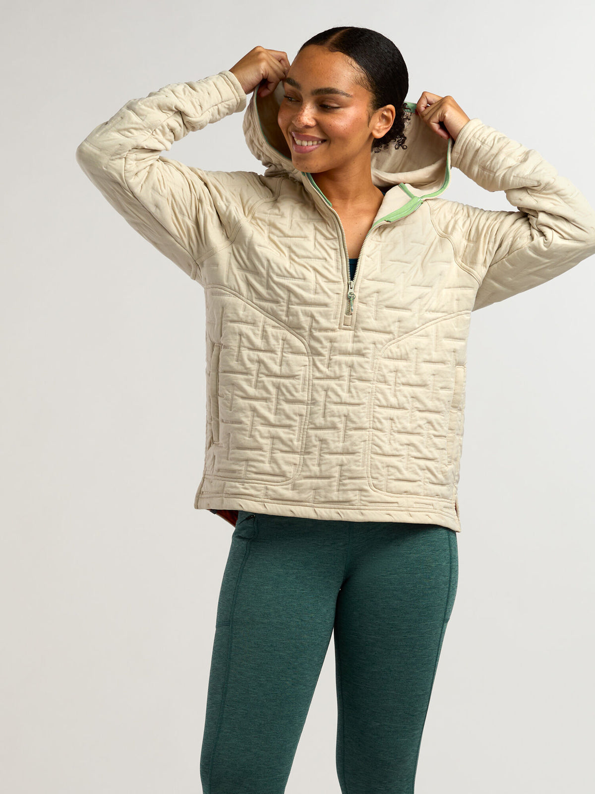 Outta Range Quilted Hoodie