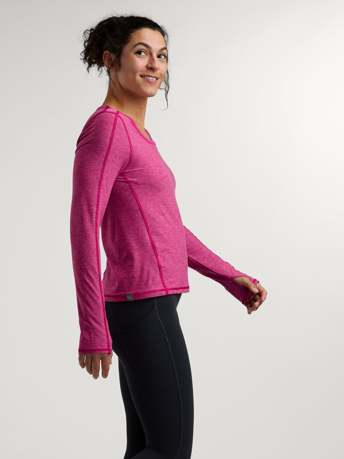 Grace Scoop Long Sleeve Top