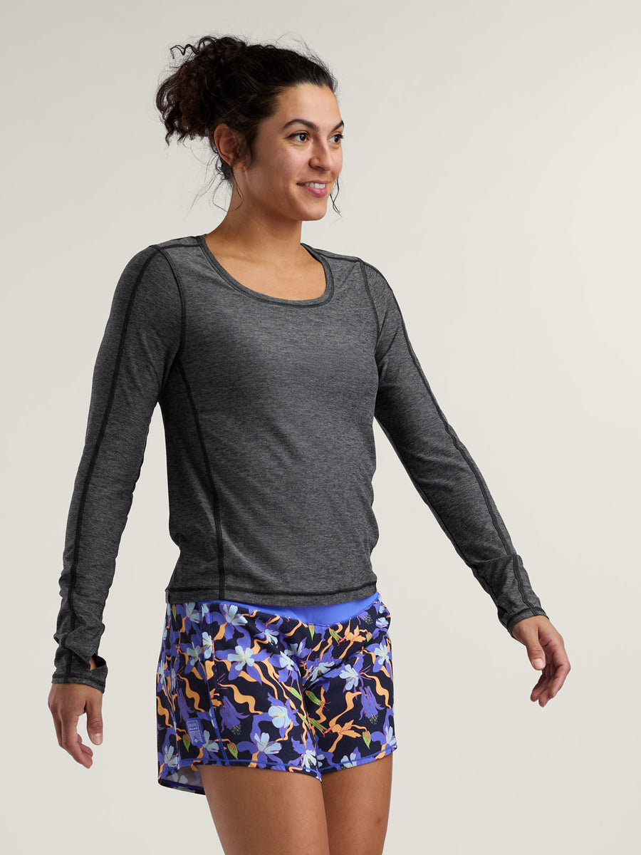 Grace Scoop Long Sleeve Top