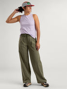 Evergreen Wide Leg Hiking Pants