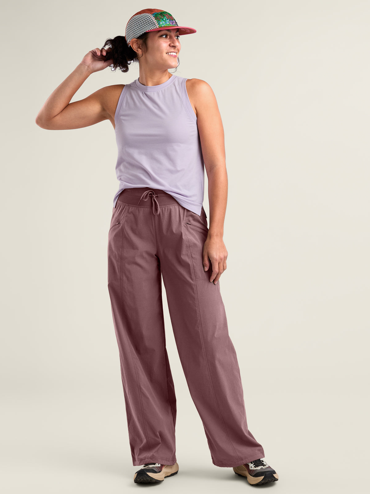 Evergreen Wide Leg Hiking Pants