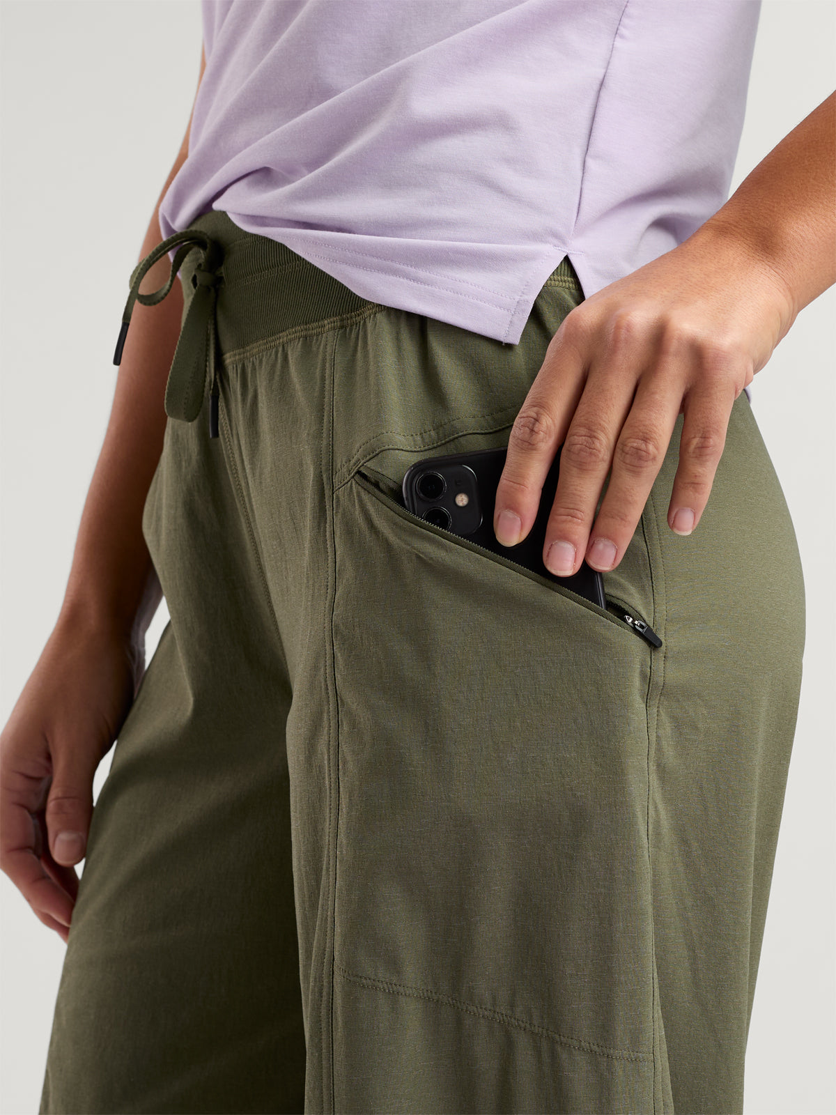 Evergreen Wide Leg Hiking Pants