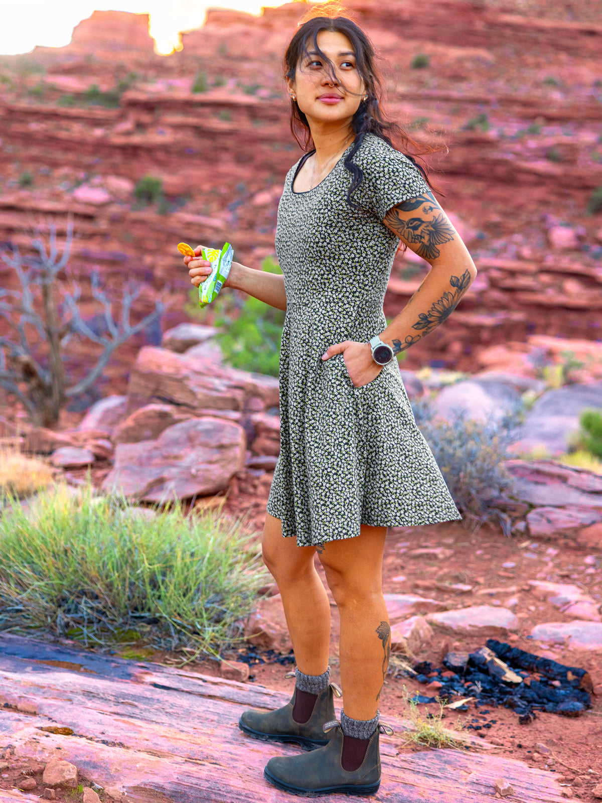 Samba Short Sleeve Dress