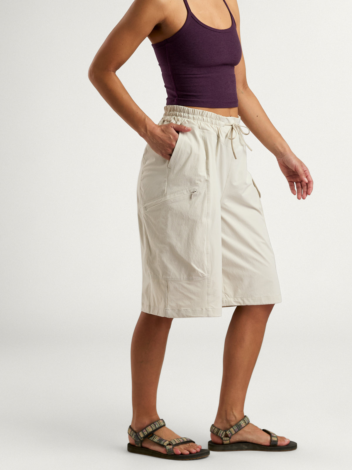 Pavana Long Cargo Shorts