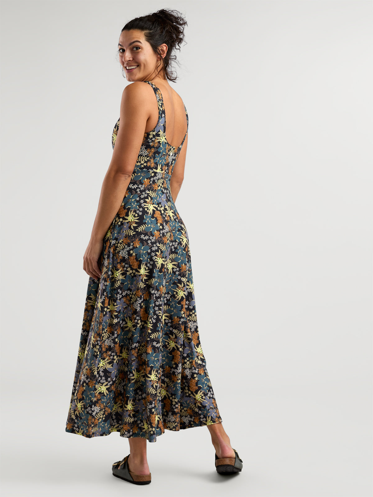 Liberty Scoop Neck Maxi Dress
