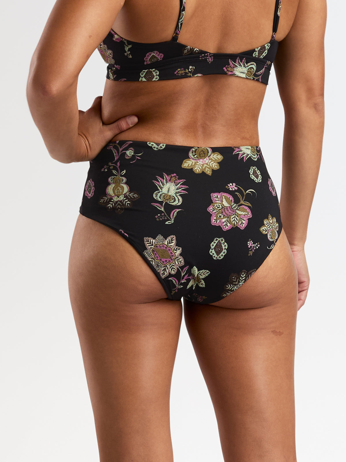Erin Reversible High Rise Bikini Bottom - Solstice