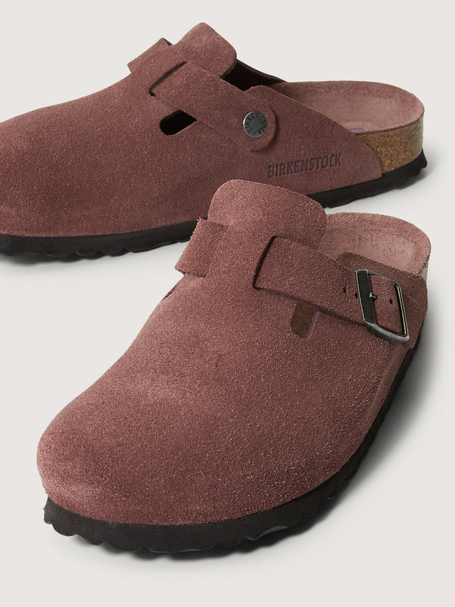 Boston Suede Clogs