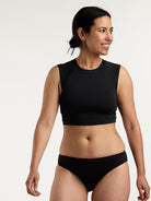 Shoreline Longline Bikini Top - Solid
