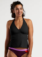 Makai Halter Tankini Top - Solid