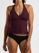 Makai Halter Tankini Top - Solid