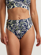 Left Coast High Rise Bikini Bottom - Arawana