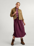 On the Move Half Sleeve Midi Dress all-groups
