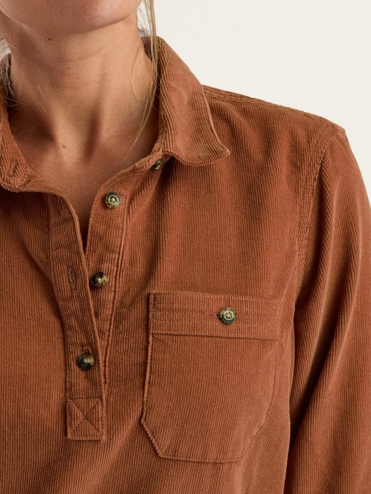Overland Corduroy Popover Dress
