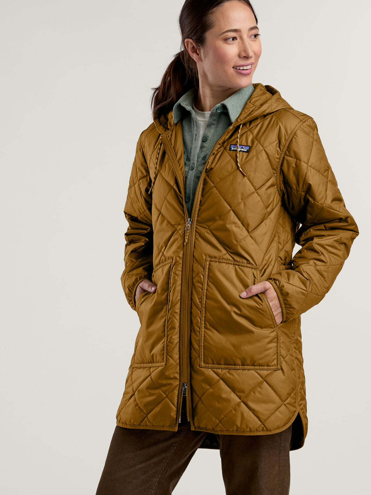Diamond Quilted Parka