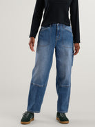 Performance High Rise Barrel Jean