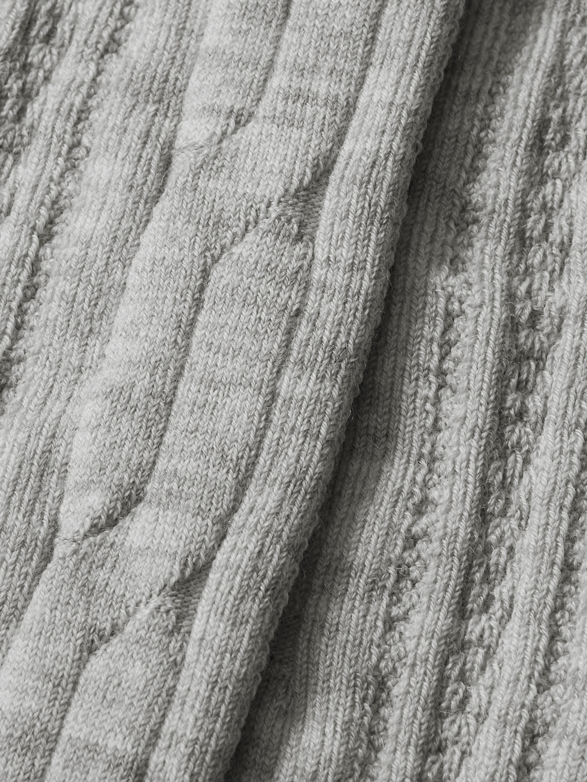 Cable Knee High Socks