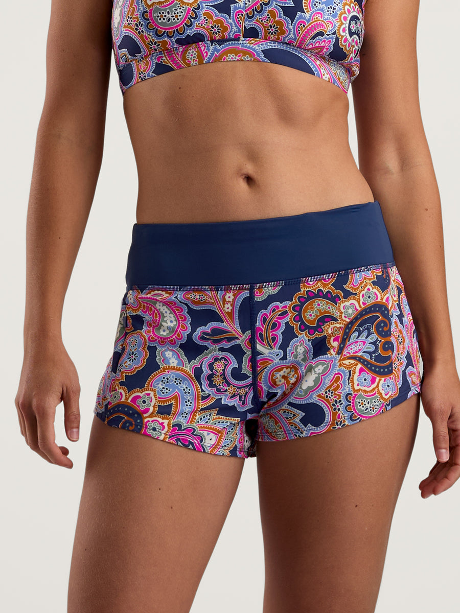 Wahine Swim Short - Maya Bay