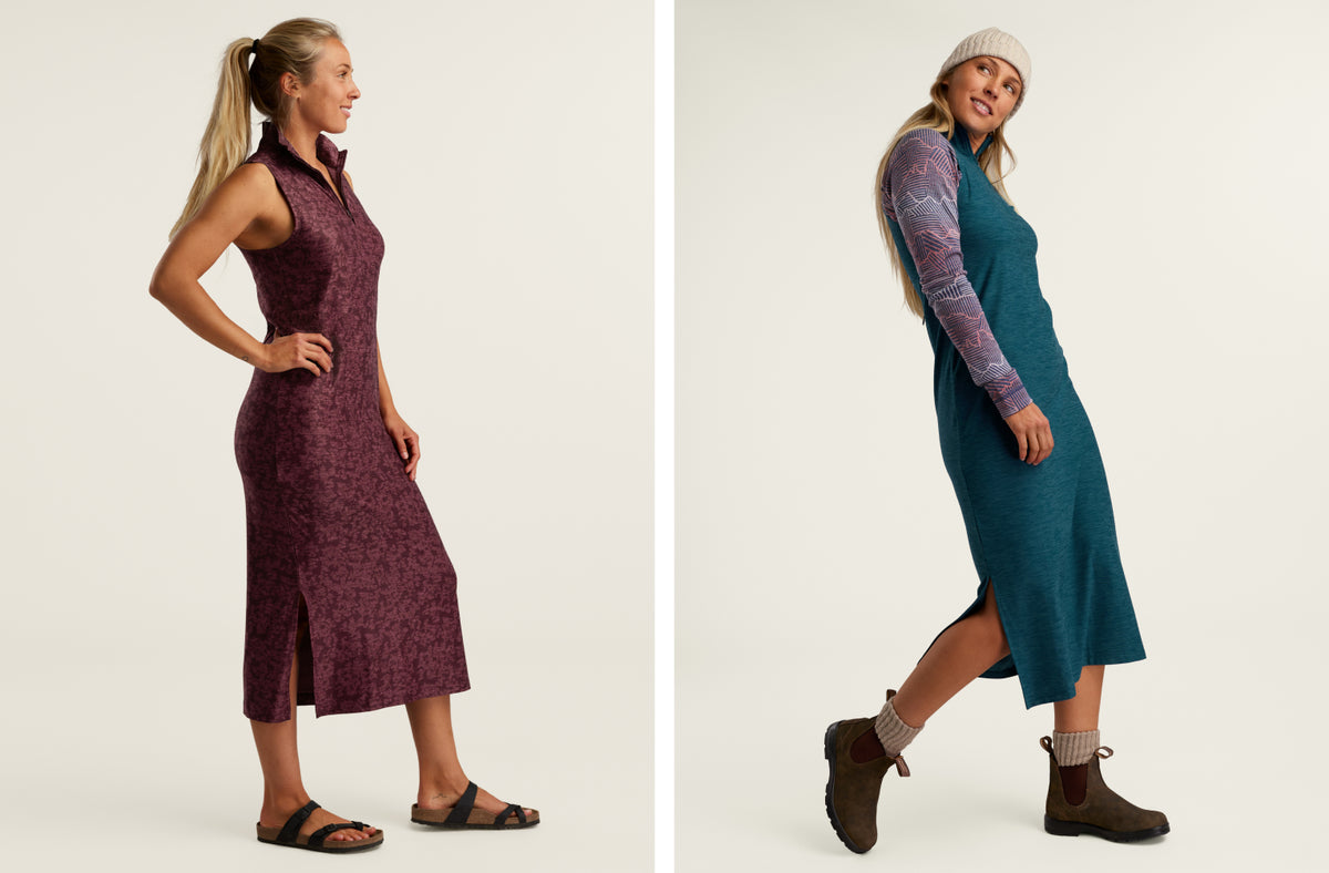 Dresses with room for layers become year-round staples instead of one-season wonders.