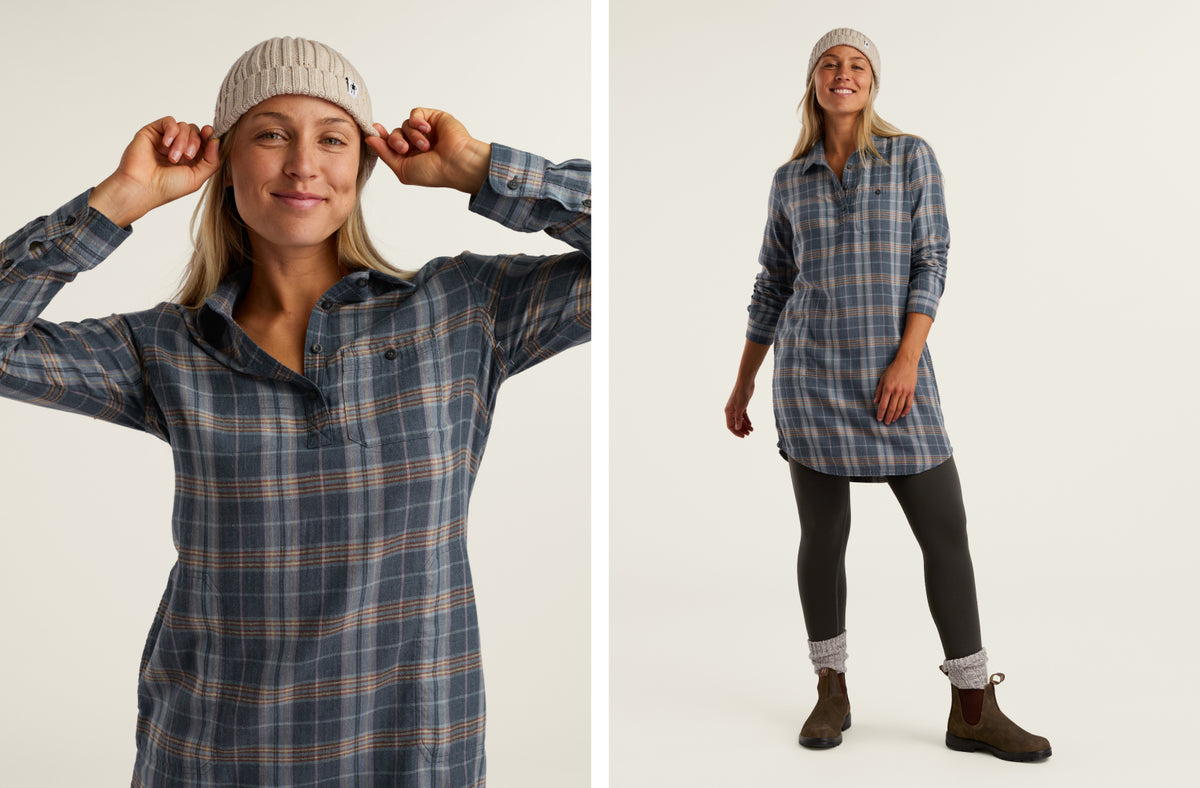 Long sleeve dresses transition naturally from standalone outfits to full layered systems.