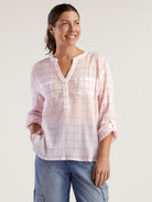 Moorea Gauze Long Sleeve Top