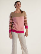A La Mode Crew Neck Sweater