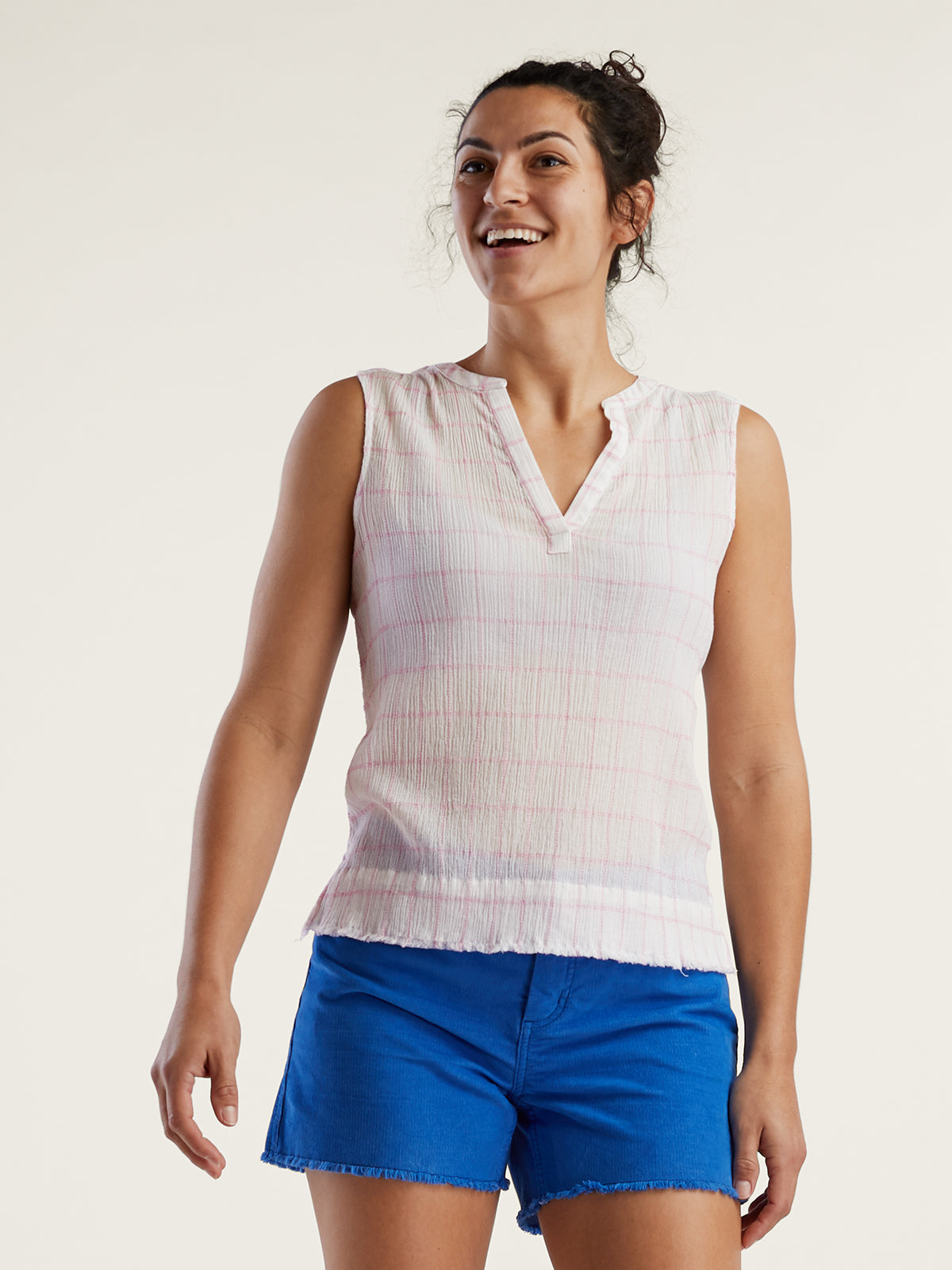 Moorea Gauze Sleeveless Top