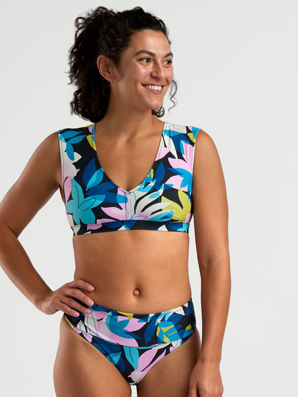 Back Coverage Bikini Top: Whitecap - Kahala