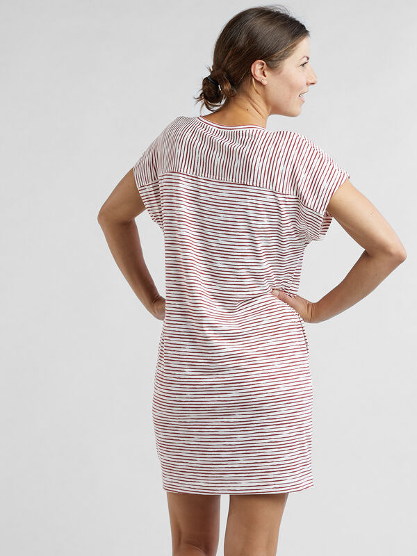 Hiolani V Neck Dress - Painted Stripe, , original