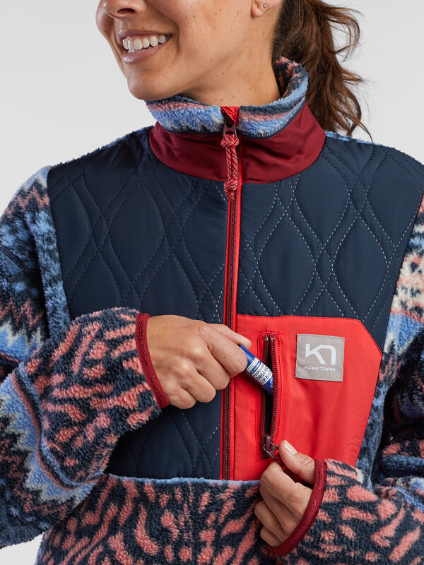 Rothe Quilted 1/2 Zip Pullover, , original