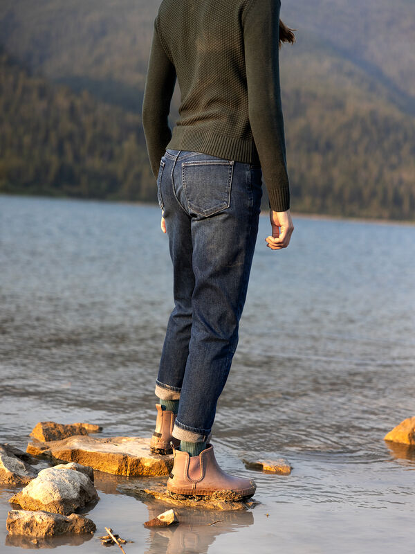 Defroster Performance Fleece-Lined Straight Jeans, , original