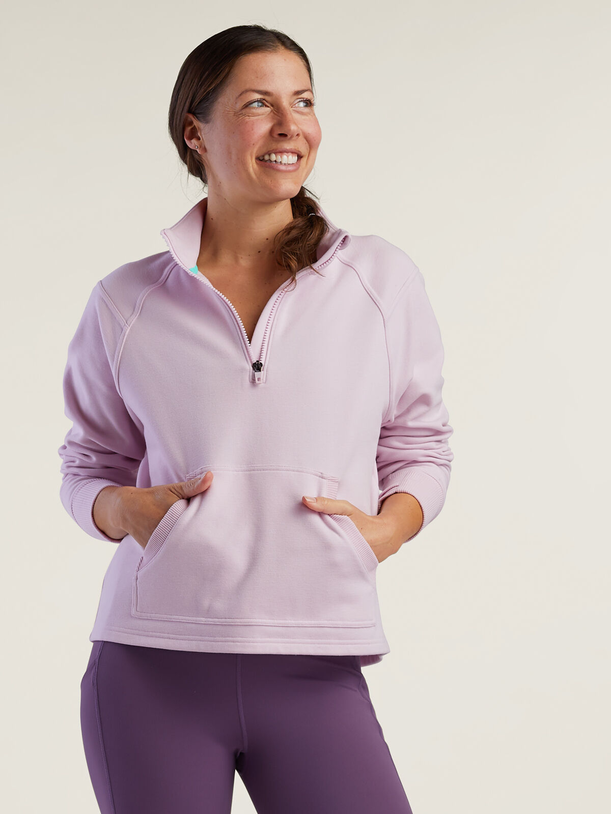 Women's 1/2 Zip Fleece Pullover: Coveted Outlet