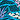 Lehua Bikini Bottom - Rio, Deep Lagoon Print, swatch