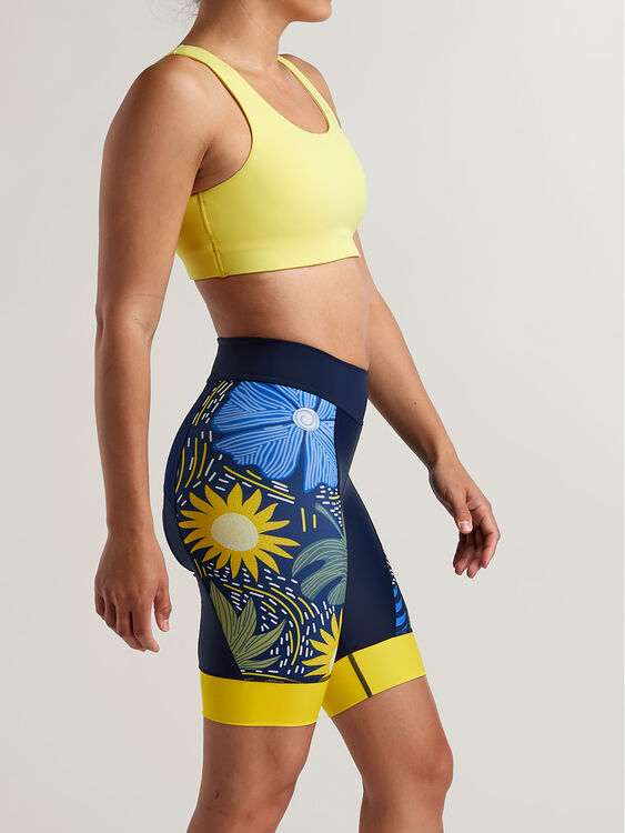 BONINI BY A DEE - Ruched T-Shirt & Cycling Shorts Aspire - Lilac Bloom main image 1