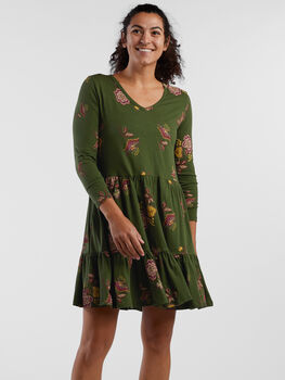 Whirlwind Tiered Long Sleeve Dress