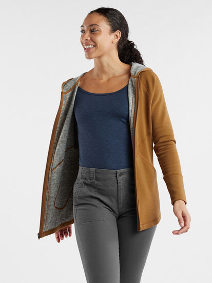 Mighty Full Zip Tunic Hoodie, , original