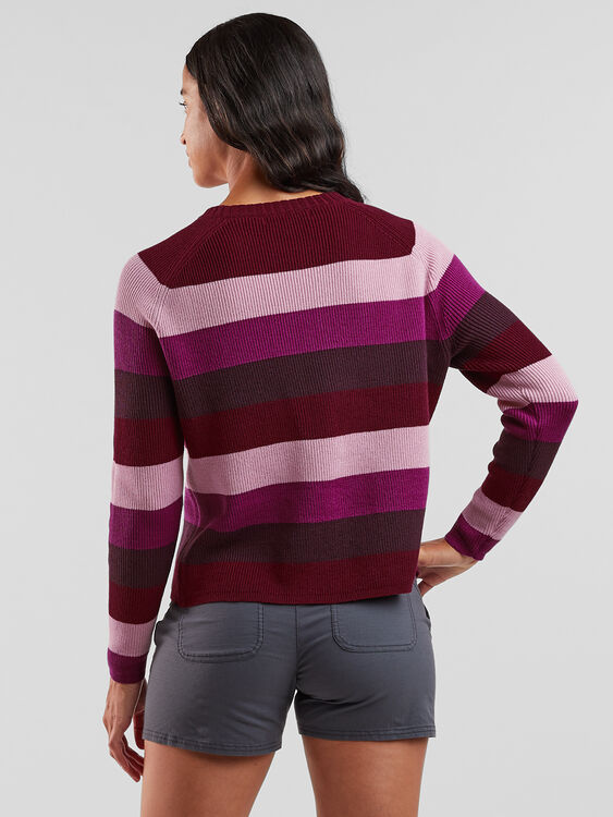Crew Neck Sweater Offsite Striped for Women: | Nine Title