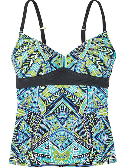 Streamline Tankini Top - Senegal, , original