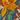 Crusher Tiered Maxi Dress, Pacific Blue Tulip Print, swatch