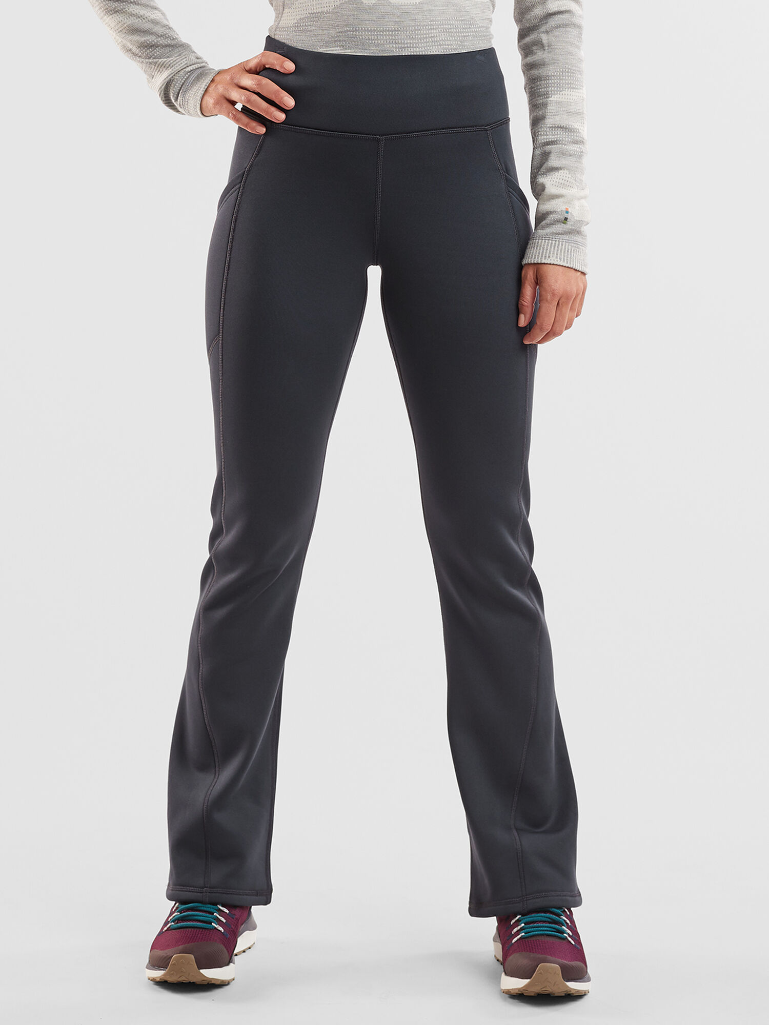 Women's Fleece Lined Pants: Crash Bootcut | Title Nine