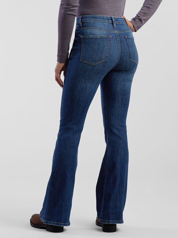 Performance High Rise Flare Jeans, , original